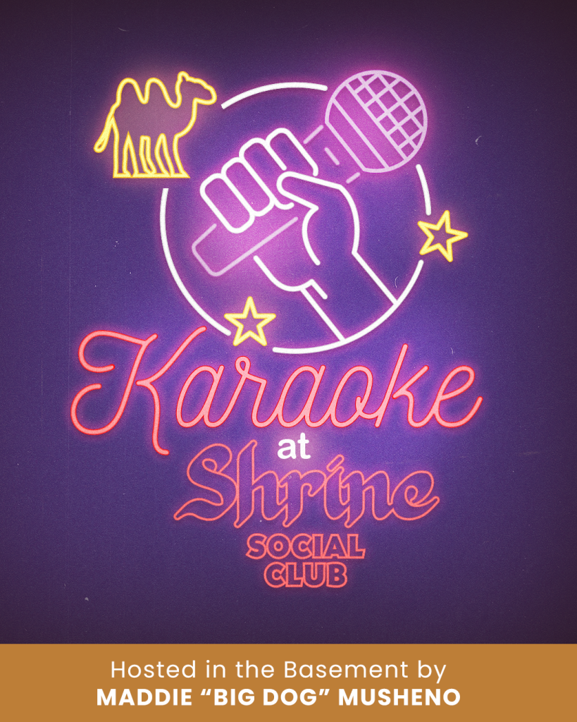 Late Nite Karaoke at Shrine Social Club on Wednesday Nights