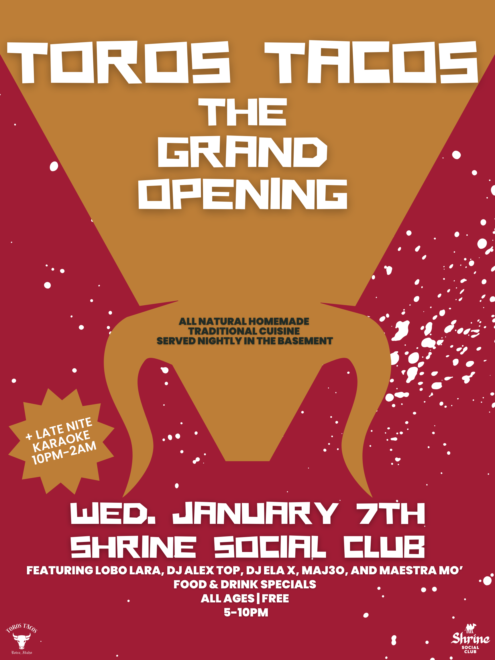 Toros Tacos Grand Opening 2026